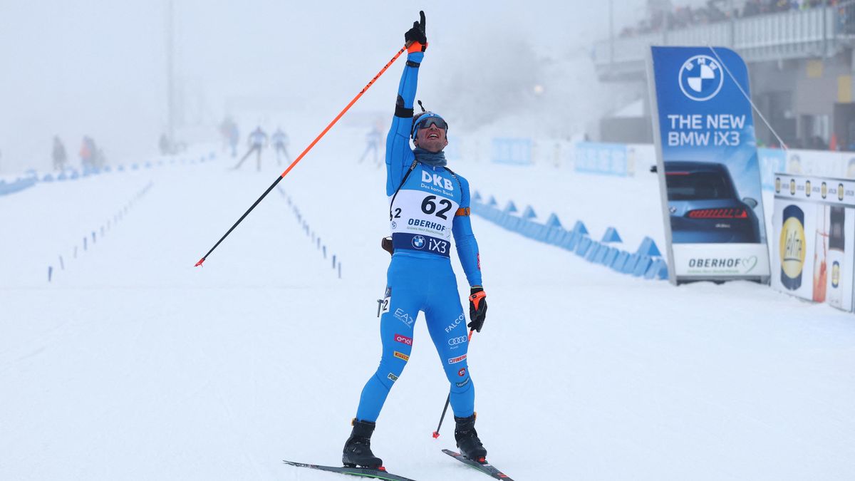 Slzy, dojetí a vzkaz do nebe. Giacomel vyhrál pro zesnulého kamaráda Bakkena